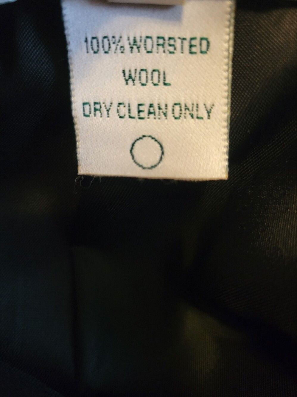 Austin Reed 100% Worsted Wool Black Midi Vintage Academia Pencil Skirt Size 12 - Picture 5 of 7